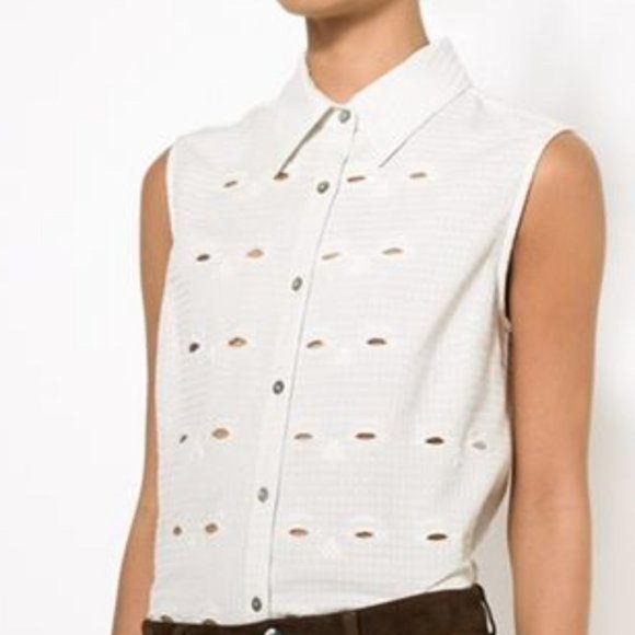 Creatures of the Wind Embroidered Face Shirt Butto - Picture 5 of 8